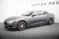 Seitenschweller Ansatz Für Maserati Quattroporte Mk6 Schwarz Hochglanz