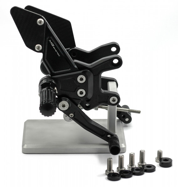 MG Biketec Sportfussrastenanlage passend für Aprilia RSV4 / Factory ab 2025 mit ABE