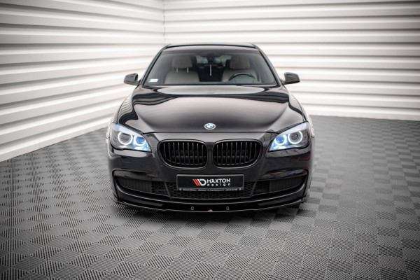 Front Ansatz V.1 Für BMW 7 M-Paket F01 Schwarz Hochglanz