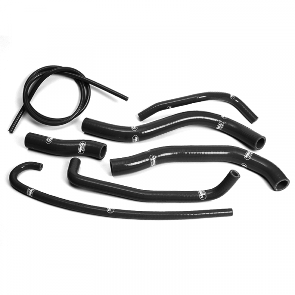 SAMCO SPORT Siliconschlauch Kit classic schwarz matt passend für Suzuki GSXR600 / GSXR750 (1996–1999