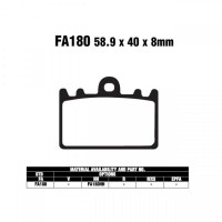 EBC FA180 HH Bremsbeläge passend für Kawasaki ZXR 400 EBC FA180 HH Bremsbeläge passend für Kawasaki ZXR 400