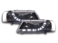 Scheinwerfer Set Daylight LED passend für Audi A3 8L 96–00 schwarz Scheinwerfer Set Daylight LED passend für Audi A3 8L 96–00 schwarz