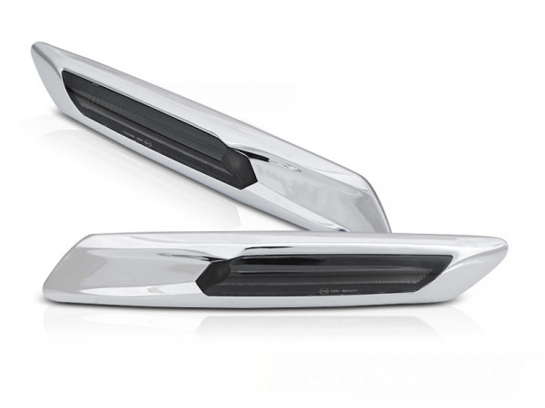 Blinker Silber getönt dynamische LED Blinker passend für BMW F10/F11