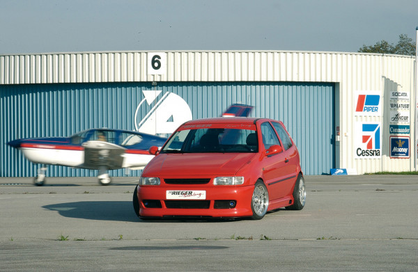 Rieger Spoilerstoßstange passend für VW Polo 4 (6N) 5-tür. 10/94–01