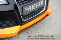Rieger Spoilerschwert matt schwarz für Audi A3 (8P) Cabrio 07.08- (ab Facelift) Ausführung: Schwarz matt