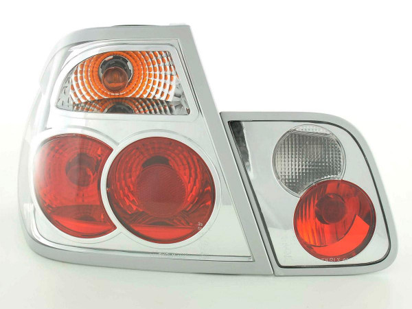 Rückleuchten Set für Heckklappe BMW 3er Limo Typ E46 98-01 chrom