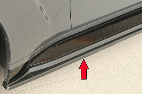 Rieger Seitenschweller links ansatz matt schwarz für BMW 3er G81 M3 (G234M) Touring 07.22-