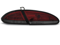 LED Rücklichter rot getönt passend für Seat Leon 06.05-09 LED Rücklichter rot getönt passend für Seat Leon 06.05-09