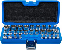 Steckschlüssel-Einsatz-Satz, E-Profil | Antrieb Innenvierkant 6,3 mm (1/4") / 12,5 mm (1/2") | SW E4 Steckschlüssel-Einsatz-Satz, E-Profil | Antrieb Innenvierkant 6,3 mm (1/4") / 12,5 mm (1/2") | SW E4