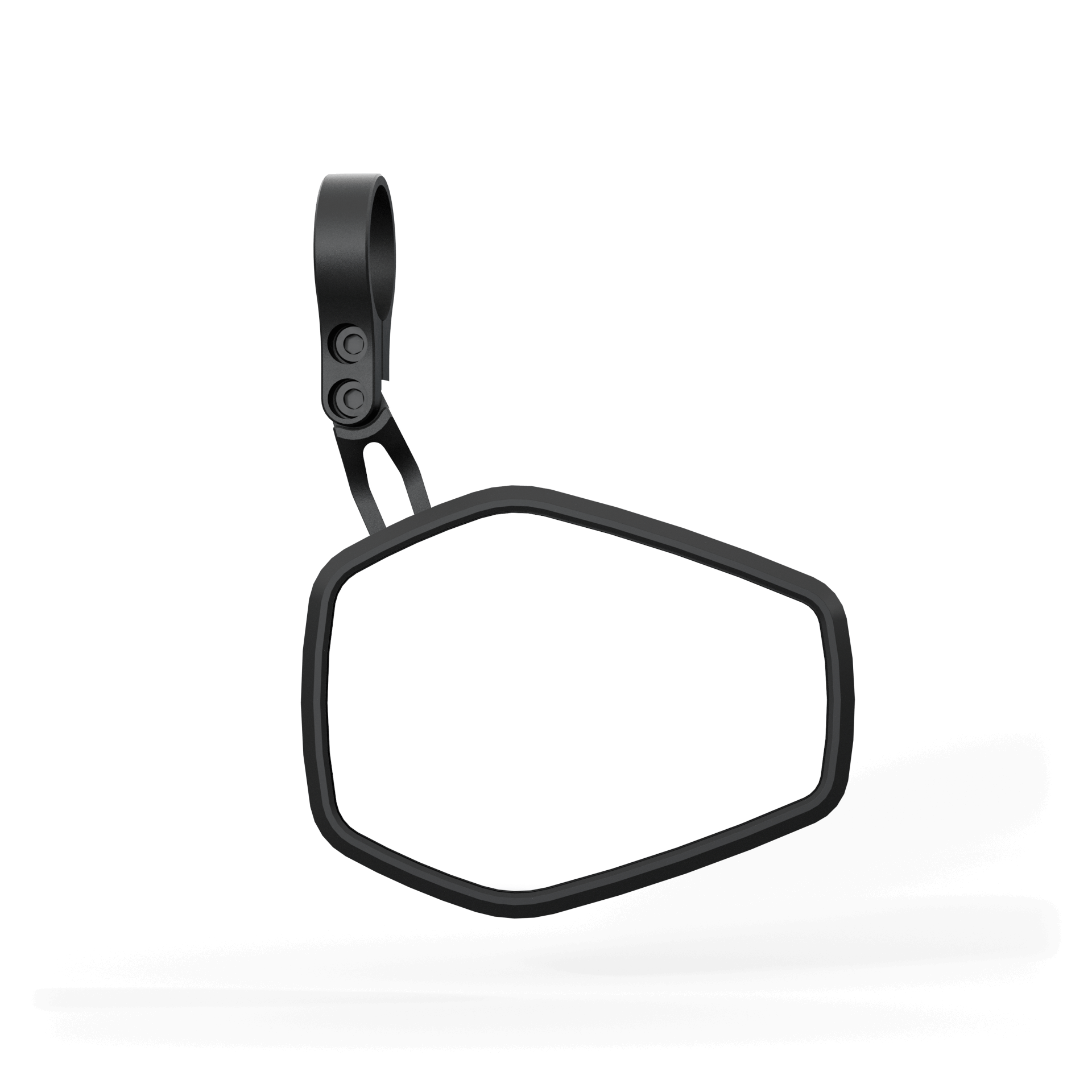 Lenkerendenspiegel HIGHSIDER Stealth-X5 kurz schwarz rechts oder