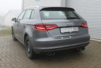 FOX Endschalldämpfer passend für Audi A3 8V Sportback 2x80 Ausgang rechts/links FOX Endschalldämpfer passend für Audi A3 8V Sportback 2x80 Ausgang rechts/links