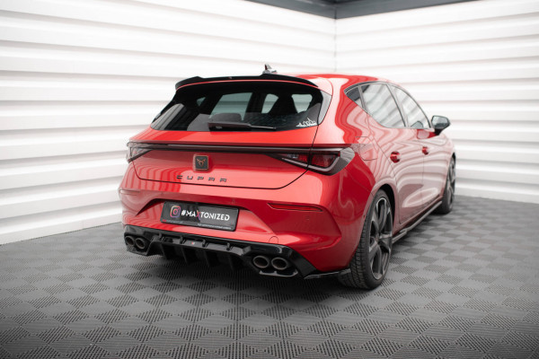 Diffusor Heck Ansatz passend für Cupra Leon Hatchback Mk1