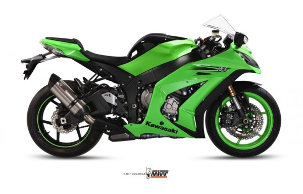 MIVV Suono Edelstahl Kawasaki ZX-10 R 11-15