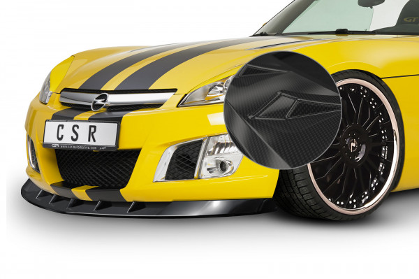 Cup-Spoilerlippe mit ABE für Opel GT Roadster CSL022-C Carbon Look Hochglanz