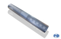 FOX perforiertes Rohr Ø76mm Länge 600mm Edelstahl FOX perforiertes Rohr Ø76mm Länge 600mm Edelstahl