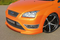 Rieger Spoilerschwert carbon look für Ford Focus 2 ST 3-tür. 10.05-01.08 (bis Facelift) Ausführung: Schwarz matt