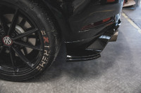 Heck Ansatz Flaps Diffusor Für VW Golf 7 GTI TCR Schwarz Hochglanz