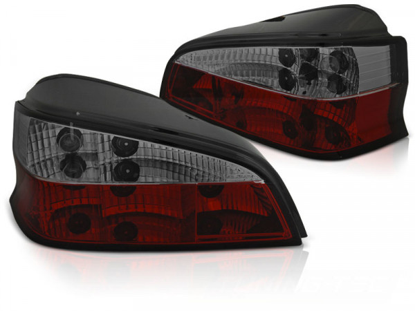 Rücklichter rot getönt passend für Peugeot 106 96-03
