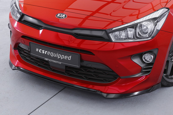 Cup-Spoilerlippe mit ABE für Kia Rio 4 (YB) Facelift CSL586 Schwarz Strukturiert