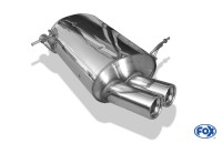 FOX Endschalldämpfer 2x80 Typ 13 passend für BMW E36 Compact FOX Endschalldämpfer 2x80 Typ 13 passend für BMW E36 Compact