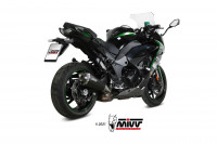 MIVV Delta Race Edelstahl Schwarz passend für Kawasaki Ninja 1000 SX/Tourer 20-23 MIVV Delta Race Edelstahl Schwarz passend für Kawasaki Ninja 1000 SX/Tourer 20-23