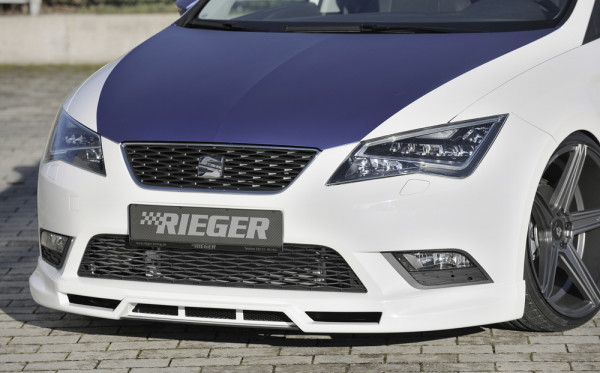 Rieger Spoilerlippe passend für Seat Leon (5F) 5-türig (ST/Kombi) 10.12–12.16 (bis Facelift)