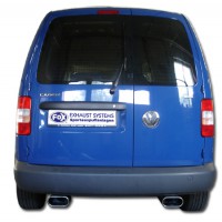FOX Endschalldämpfer passend für VW Caddy III rechts/links 160x80 FOX Endschalldämpfer passend für VW Caddy III rechts/links 160x80