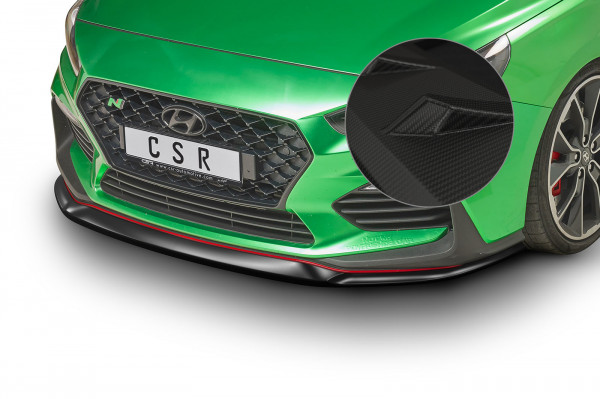 Cup-Spoilerlippe mit ABE für Hyundai I30 N (PD) CSL331-M Carbon Look Matt