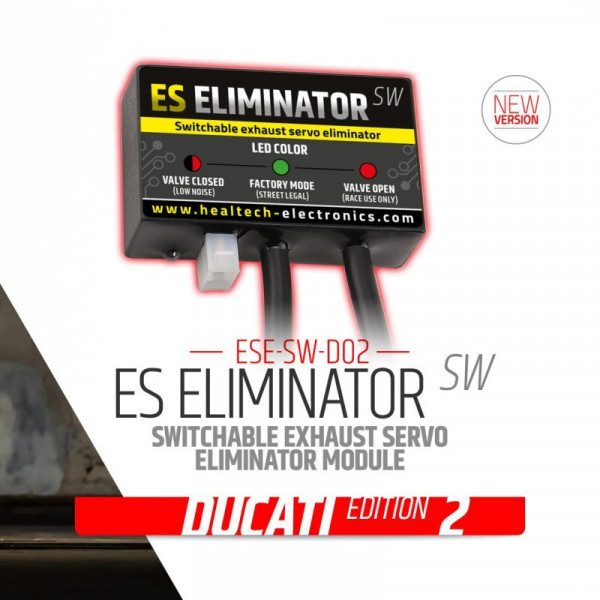 Healtech Auspuffklappen Servo Eliminator ESE-SW-D02 passend für Ducati Modelle