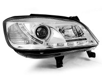 Scheinwerfer passend für Opel Zafira 04.99-06.05 Chrome LED Scheinwerfer passend für Opel Zafira 04.99-06.05 Chrome LED