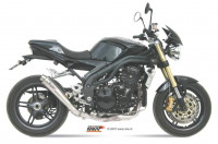 MIVV X-Cone Auspuff tiefgelegt passend für Triumph Speed Triple 05-06 MIVV X-Cone Auspuff tiefgelegt passend für Triumph Speed Triple 05-06