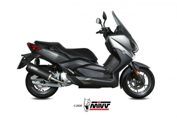 MIVV MOVER Endschalldämpfer Edelstahl Schwarz passend für YAMAHA X-MAX 125 17-20