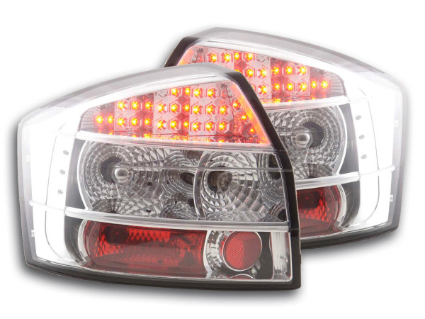 LED Rückleuchten Set Audi A4 Limousine Typ 8E 01-04 chrom