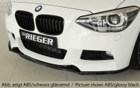 Rieger Spoilerschwert matt schwarz für BMW 1er F20 (1K4) Lim. / 4-tür. 09.11-03.2015 (bis Facelift)