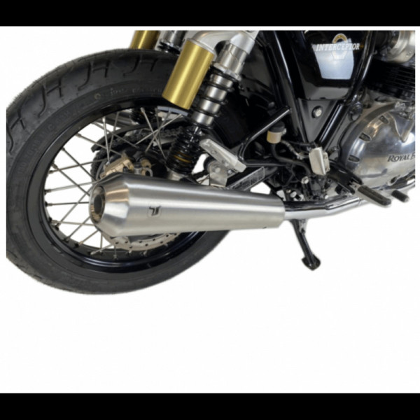 IXRACE Endschalldämpfer Full Line passend für Royal Enfield GT 650 / Interceptor 650 (Euro5)