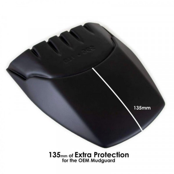 Pyramid Hinterradabdeckung Verlängerung Schwarz Matt passend für Honda CBR 1000 RR 2004-2007