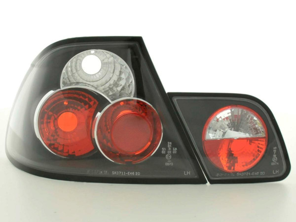Rückleuchten Set BMW 3er Coupe Typ E46 97-02 schwarz