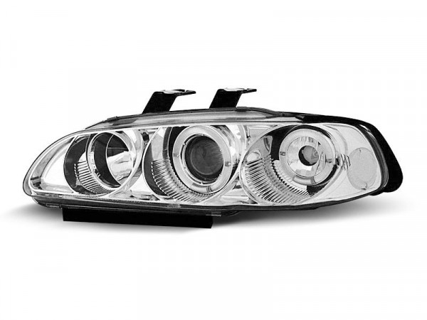 Angel Eyes Scheinwerfer Chrom passend für Honda Civic 4D 09.91-08.95