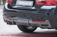 Rieger Heckeinsatz passend für BMW 4er F36 Gran Coupé (LCI) Rieger Heckeinsatz passend für BMW 4er F36 Gran Coupé (LCI)