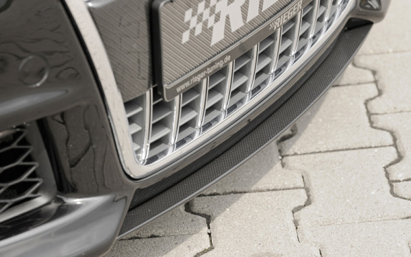 Rieger Spoilerschwert carbon look für Audi A4 (8H) Cabrio 04.02-12.05 (bis Facelift)