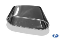 FOX Anschweißendrohr Typ 49 220x85 mm Edelstahl flachoval FOX Anschweißendrohr Typ 49 220x85 mm Edelstahl flachoval