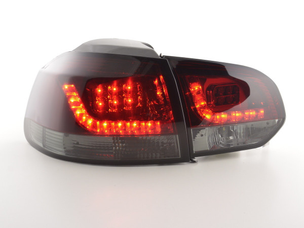 LED Rückleuchten Set VW Golf 6 Typ 1K 2008-2012 rot/schwarz für Rechtslenker