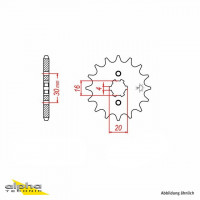 Ritzel 14 Zähne Teilung 428 passend für Yamaha Ritzel 14 Zähne Teilung 428 passend für Yamaha
