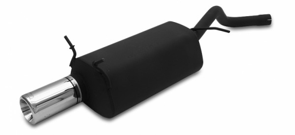 Ulter Sportauspuff passend für Renault Megane COACH/COUPE 1995-2002 1 Endrohr rund Ø80