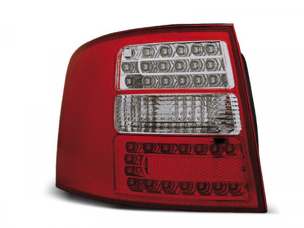 LED Rücklichter rot weiß passend für Audi A6 05.97-05.04 Avant