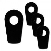 Indy Spacer schwarz Stahl VPE 4 Stck L 39,5 x B 22mm passend für BMW S1000RR R nineT Aprilia RSV4 Tr Indy Spacer schwarz Stahl VPE 4 Stck L 39,5 x B 22mm passend für BMW S1000RR R nineT Aprilia RSV4 Tr