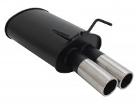 Novus Sportauspuff passend für Opel Vectra C 2x76mm Novus Sportauspuff passend für Opel Vectra C 2x76mm