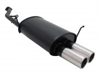 Novus Sportauspuff passend für BMW E36 Compact 316i 2x76mm Novus Sportauspuff passend für BMW E36 Compact 316i 2x76mm