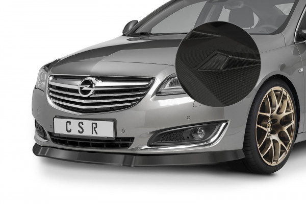 Cup-Spoilerlippe mit ABE für Opel Insignia A CSL131-M Carbon Look Matt