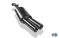 FOX Endschalldämpfer 2x76 Typ 13 passend für VW Golf II GTI FOX Endschalldämpfer 2x76 Typ 13 passend für VW Golf II GTI